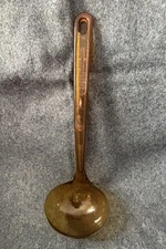 Vintage Robinson Knife Co. Ultratemp Amber Kitchen Utensil Ladle