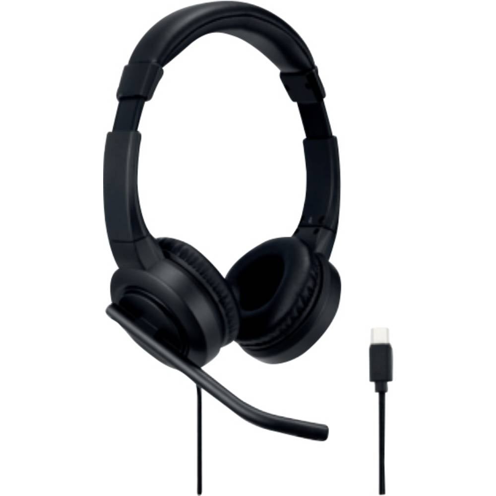 Micro-casque Kensington supra-auriculaire filaire noir à isolation acoustique