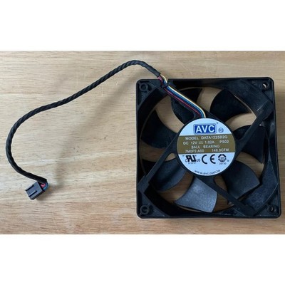 AVC DATA1225B2G PS02 DC12V 1.02A 12CM 4-Wire Case Cooling Fan