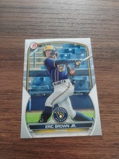 Eric Brown Jr. 2023 Bowman Prospects #BP-41 Milwaukee Brewers Prospect