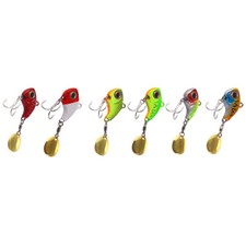 6 PCS/Set Fishing Lures Baits Crankbaits Shiny Swimbait Plastic Lifelike Tackle
