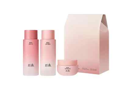 Hanyul Red Rice Essence Moisturizing Elasticity Basic Skin Care 3-teiliges Se...