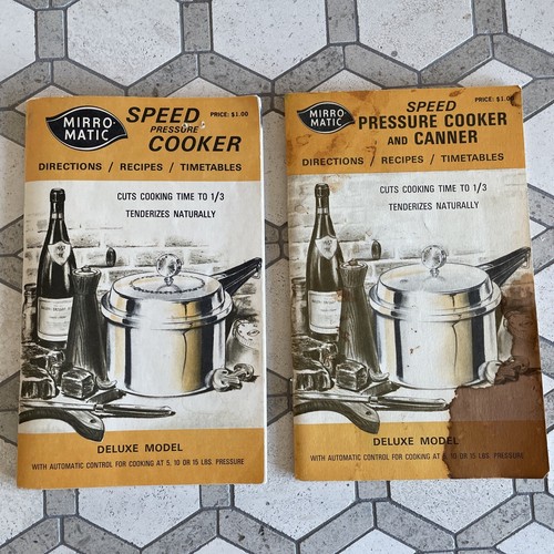 x6 Mirro-Matic Pressure Cooker Directions & Recipe Books Vintage - Picture 8 of 12