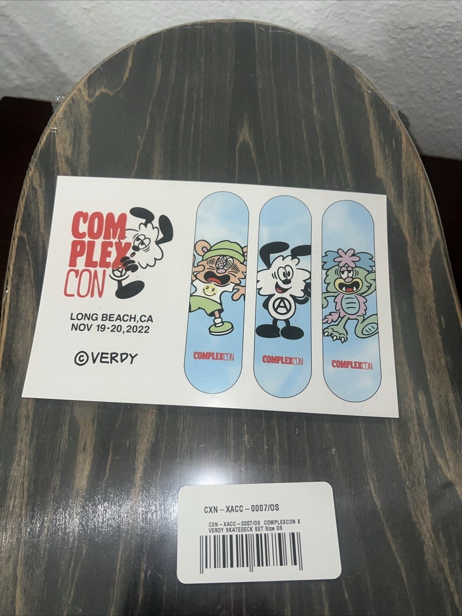 NEW COMPLEXCON X VERDY X Verdy Multicolor Skate Deck - 3 Per NEW COMPLEXCON X VERDY X Verdy Multicolor Skate Deck - 3 Per