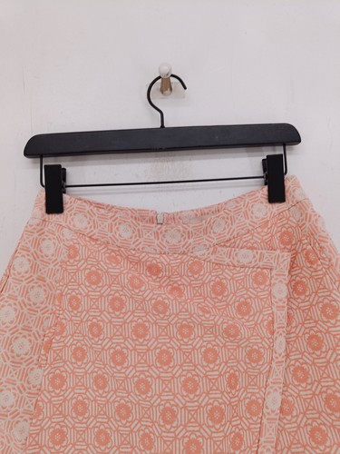 River Island Damen Shorts UK 10 Creme Baumwolle - Bild 4 von 5