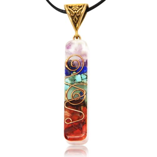 7 Chakra Stones Necklace Spiritual Crystal Orgone Bracelets Meditation Handmade - Picture 18 of 23