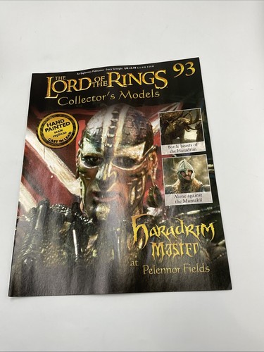 Eaglemoss Herr der Ringe Bleifigur & Magazin #93 Haradrim Meister Pelennor - Bild 8 von 9