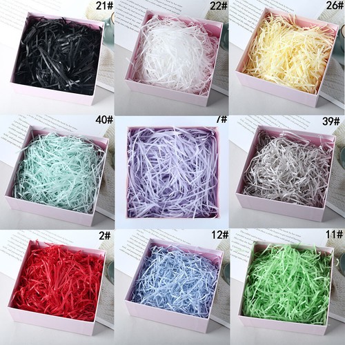 50G/100G Lafite Paper DIY Shredded Crinkle Paper Gift Box Filler Raffia Grass UK - Picture 7 of 18
