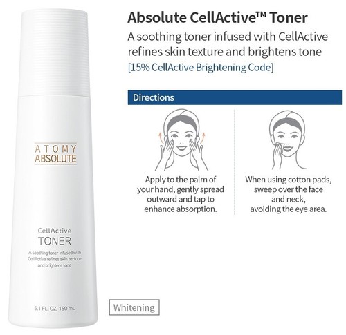ATOMY Absolute CellActive Toner 150ml Dermatology Science De-Aging K-Beauty New - Picture 8 of 8