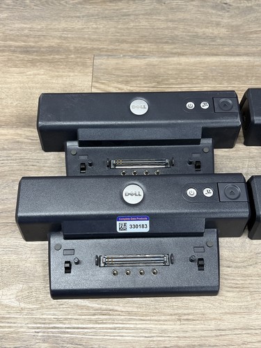 (4) Dell PR01X Docking Station Port Replicator for D-Family Latitude Laptop - Picture 2 of 7