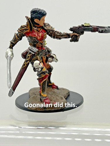 D&D Pathfinder Mini Premium PF Wave 2 Half-Elf Female Swashbuckler U MINT IN BOX - Afbeelding 13 van 15