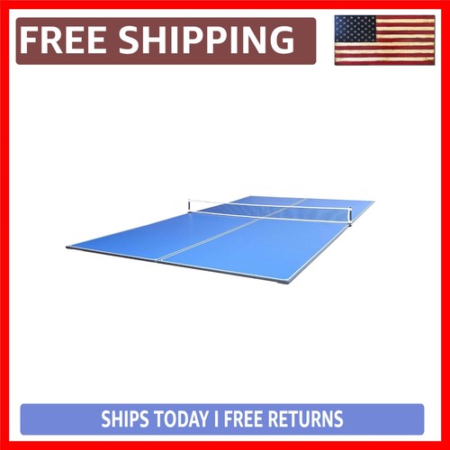 Engineered Wood Table Tennis Conversion Top for Billiards - Includes Net Set