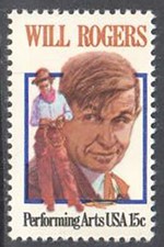 SC#1801 - 15c Will Rogers MNH