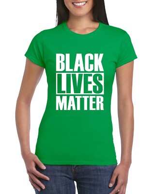 Black Lives Matter T-Shirt - Anti Rassismus BLM Gerechtigkeit Damen Geschenk Top Tee