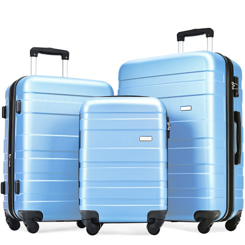 20''24''28'' 3PC Model ABS Hardshell 3pcs Spinner Wheels Suitcase with TSA Lock - Picture 14 of 19