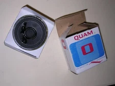 Quam 22A05Z100 Speaker  2.25" dia., 100 Ohm Coil,  0.52 magnet, New in Box 