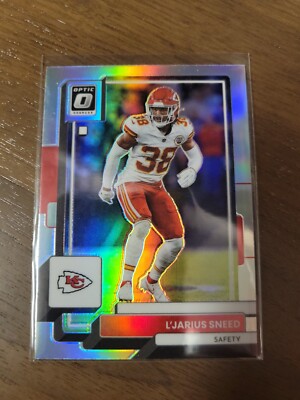 2022 Donruss Optic #99 L'Jarius Sneed Silver Holo Prizm KC Chiefs