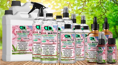 Reines Rosenwasser mit Aloe Vera & Glycerin Bulgarien tonisierende Schönheit Feuchtigkeitscreme