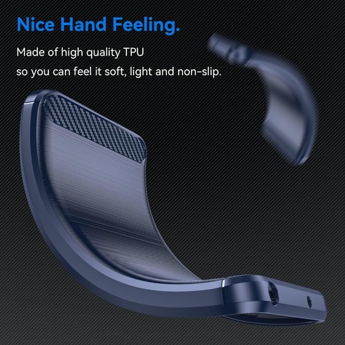 Motorola Moto G Power Case Shockproof Flexible TPU Rubber Protective Cover Blue - Picture 15 of 24
