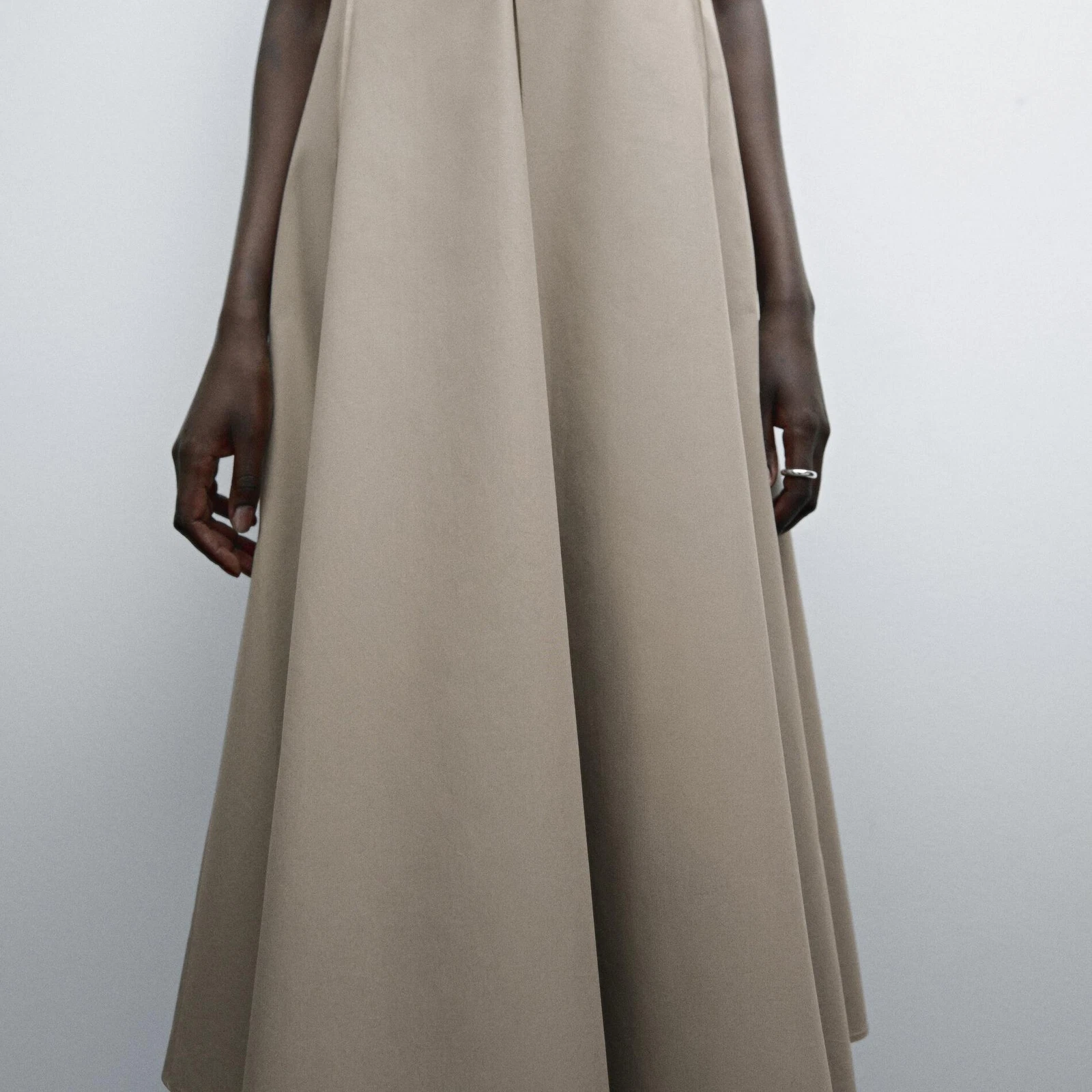 OFF WHITE Abito donna media senza maniche Massimo Dutti