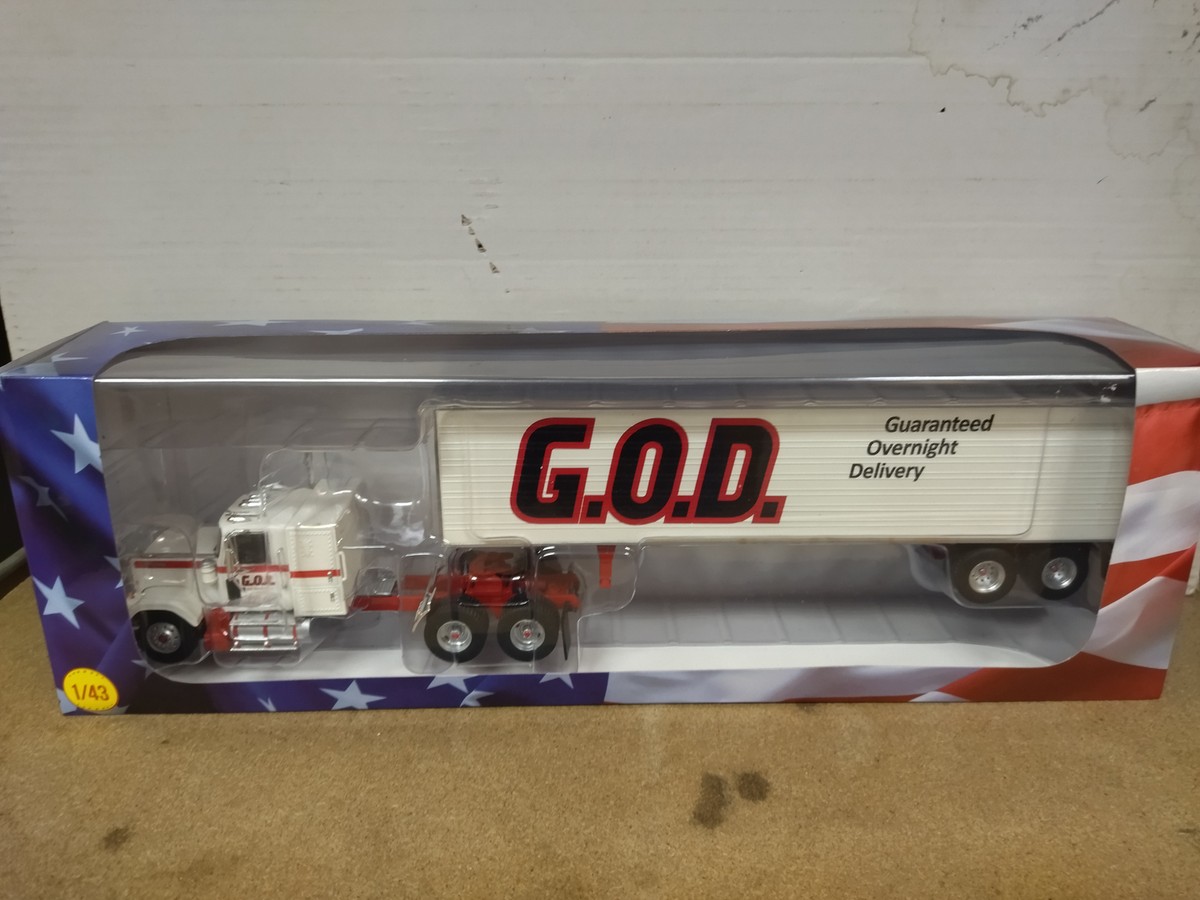 CHEVROLET BISON AVEC SA SEMI-REMORQUE FOURGON G.O.D. 1/43ème