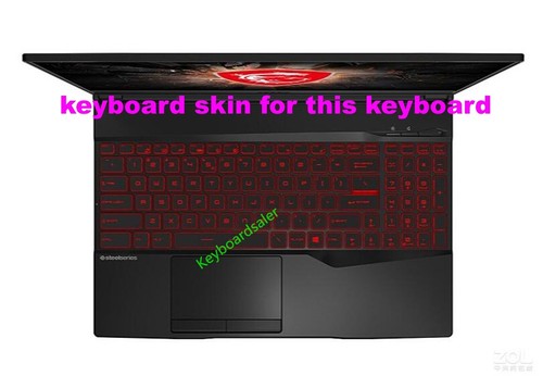 US Keyboard Skin Cover for MSI GS70 GS72 GS63 GS73 GS60 GP72VR GP62 GP65 GS75 - Picture 5 of 7