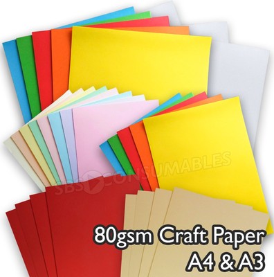 80gsm Coloured A4 bright yellow printer paper approx 100 sheets