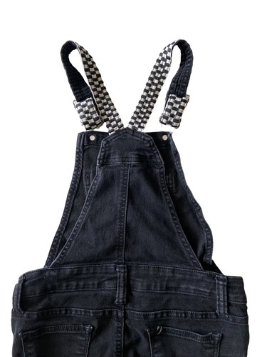 Vigoss Denim Over Alls Denim Pants Black Girls Size XL 11-12 Good Condition - Picture 5 of 10