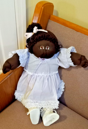 Muñeca infantil vintage "The Little People" escultura suave repollo parche - certificados - Imagen 3 de 17