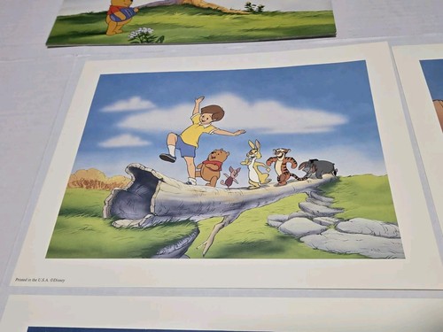 The Disney Store Exclusives: Winnie The Pooh, Beauty & The Beast Lithographs Set - Picture 5 of 12