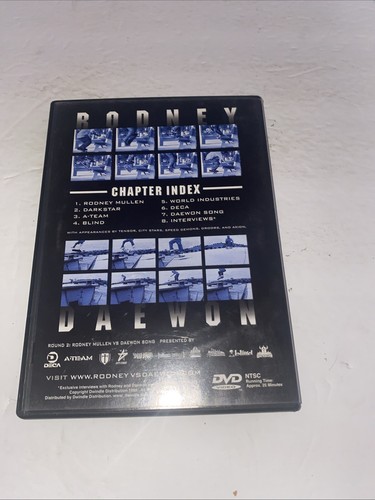 Round 2 Rodney Mullen vs. Daewon Song DVD 1999 Skateboarding DECA A-Team RARE - Picture 12 of 20