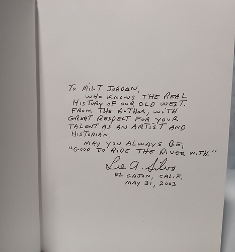 Lee A Silva / Wyatt Earp A Biography of the Legend Volume I Signed 1st ed 2002 - Picture 3 of 4