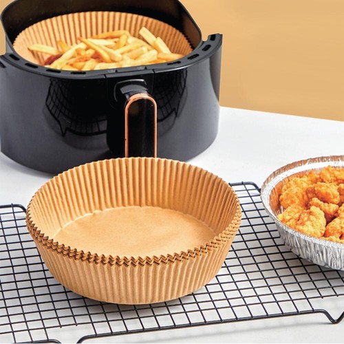 Air Fryer Liners 50 Pcs Non-Stick Paper Grease proof Round and Square 16-20 cm - Picture 14 of 59