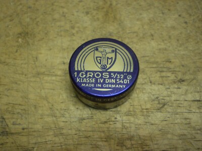 NOS Made in Germany Bicycle Tin 5/32'' Ball Bearings Phillips Raleigh Schwinn &