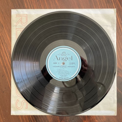 Rossini - Barber of Seville Highlights - LP - Callas, Gobbi, Alva - Angel 35936 - Imagen 6 de 9