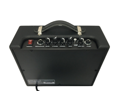 10W Guitar Amplifier w/Treble, Bass, Distortion Button - Picture 5 of 7