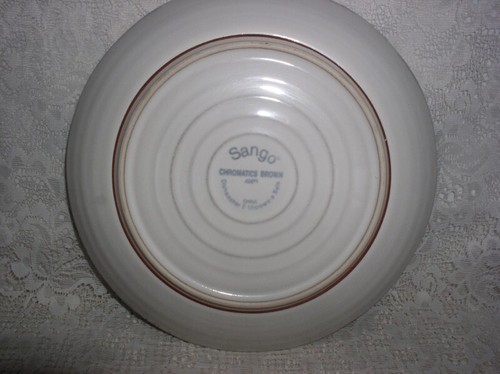 Sango Chromatics Braun 4980 Salat Dessert Teller - Bild 3 von 3