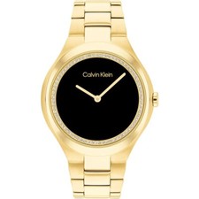 Montre Femme CK CALVIN KLEIN TIMELESS 25200367 Acier Inoxydable D'Or Noir