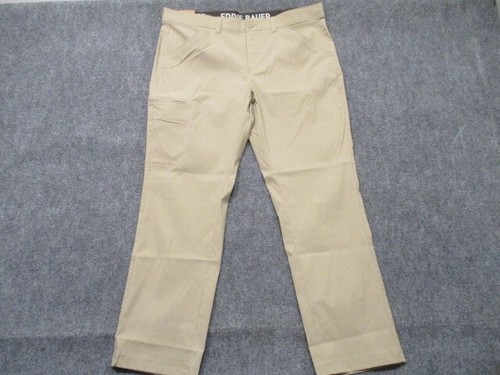 Eddie Bauer Pants Men's 40x32 Tan Rainier Tech Trouser Hiking Trail Camping