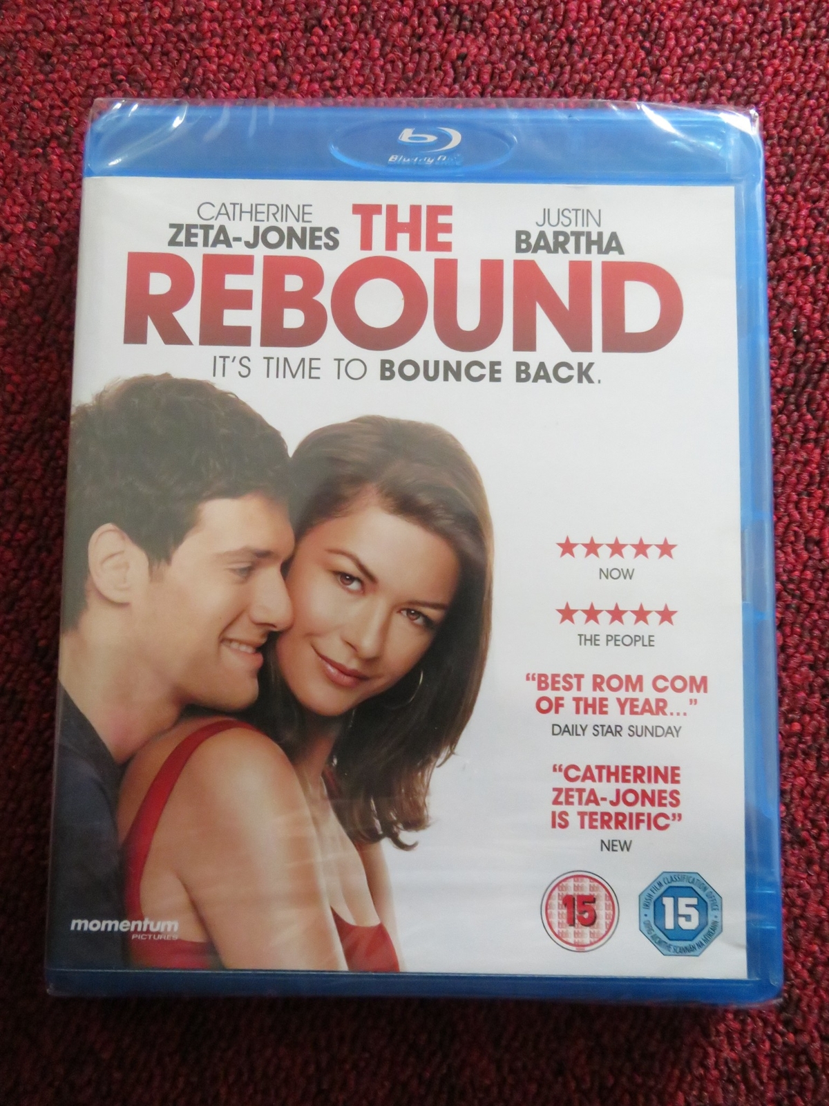 THE REBOUND (BLU-RAY) CATHERINE ZETA-JONES JUSTIN BARTHA 2009 REGION B