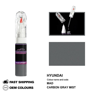 FÜR HYUNDAI CARBON GRAY MIST MAD Lackstift Pinsel Fix Kit Kratzer Chip