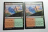 MTG Mossfire Valley x2- -Neon Dynasty Commander-Lightly Played