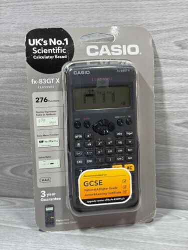 Casio FX-83GTX Classwiz 276 Functions Scientific Calculator - Brand New & Sealed - Picture 2 of 10