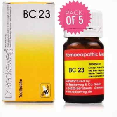 5 X Dr. Reckeweg Bio-Combination 23 (BC 23) Tablets 20g Homeopathic Made German