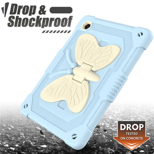 Kids Butterfly Stand Case Tough Cover Strap For Samsung Galaxy Tab A8 10.5" X200 - Picture 31 of 95