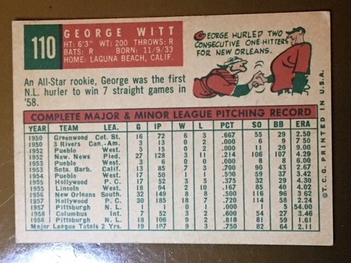 1959 Topps Baseball Singles - Nos 1-299 - Pick Your Card - Complete Your Set - - Bild 151 von 487