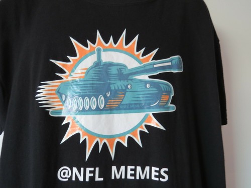 BLACK NFL MEMES TEE SHIRT @NFL MEMES twitter funny football tank internet - Picture 2 of 4