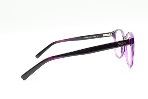 DKNY DY4647 3611 Spotted Gray Fuchsia 51-16-140 Eyeglass Frames Flex Hinges R468 - Picture 4 of 12