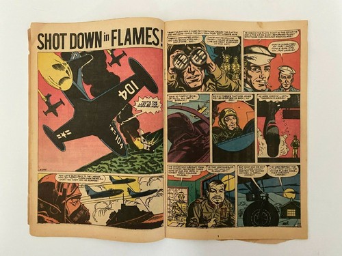NAVY COMBAT #14 Atlas Comics 1957 WWII Cover by BILL EVERETT FR - Picture 2 of 3