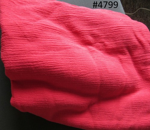 Tela 175 para blusa Choli saree red sólida Georgette surtidos colores de tela - Imagen 21 de 49